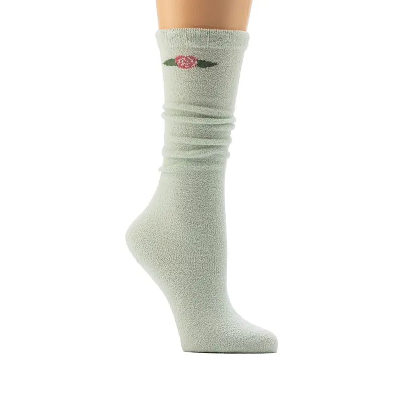 Ladies'Rib Cum Scallop Welt Cosy Home Udones